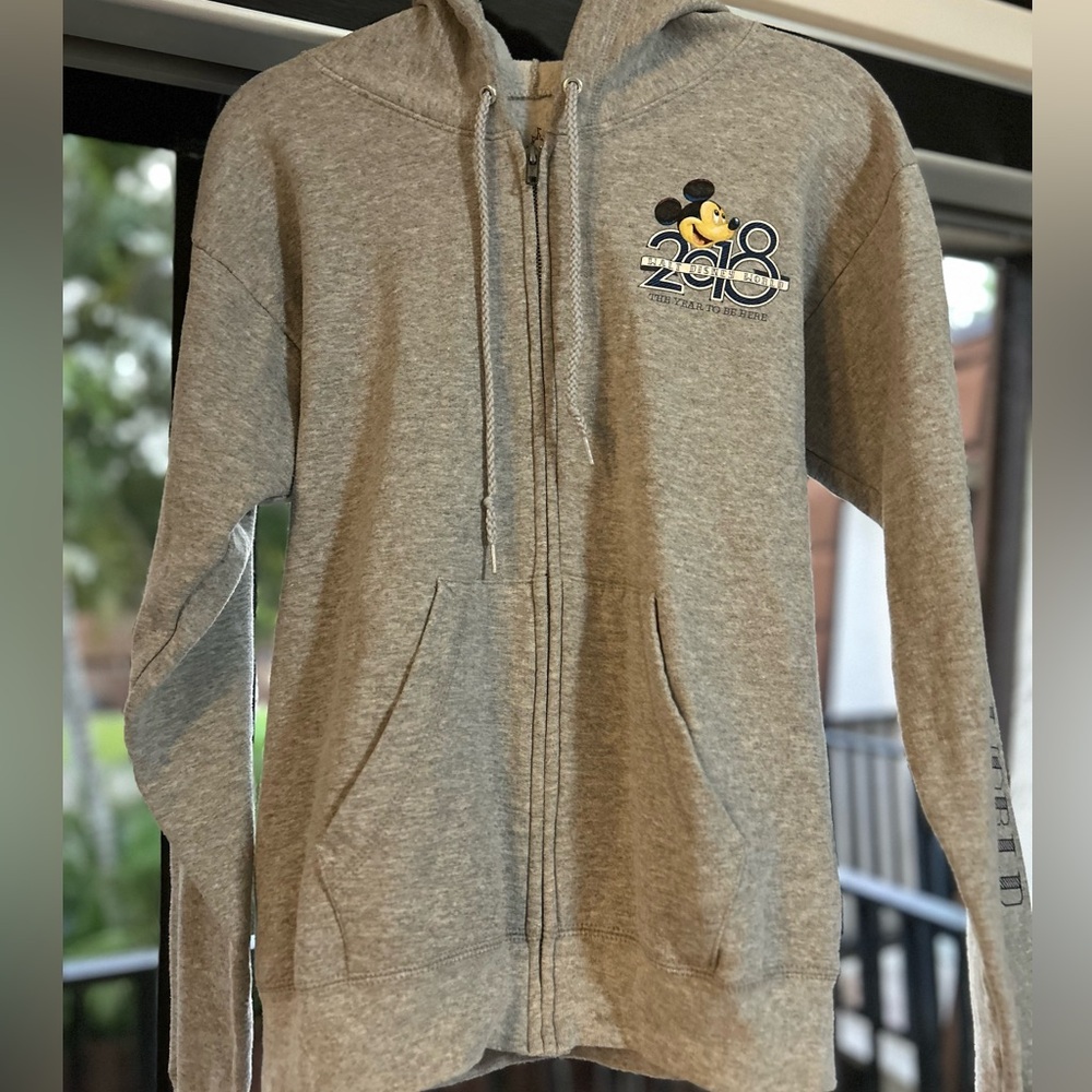 Hanes Gray Disney World Hoodie 2018 limited
release